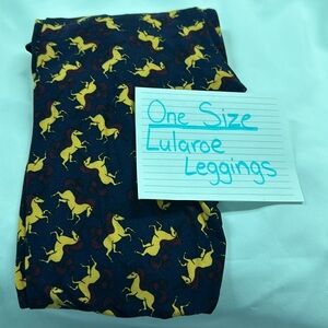 OS Lularoe Unicorn print Leggings